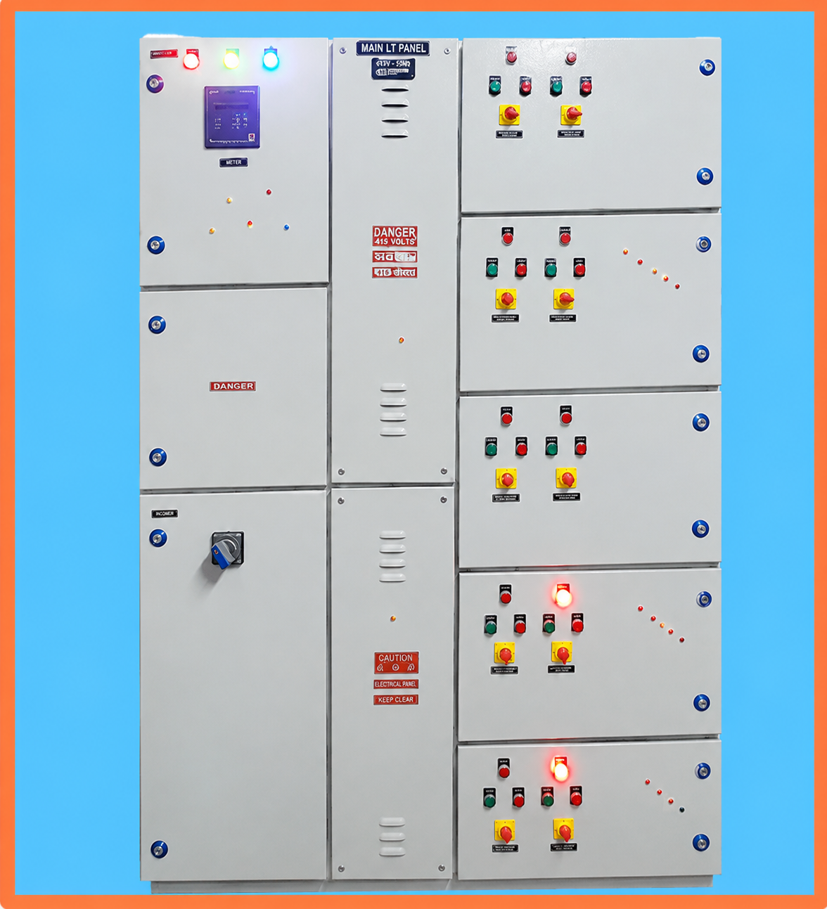 Automatic power factor control capacitor panel
